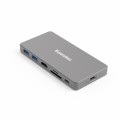 Blueendless Mobile Hard Disk Box Dock Type-C To HDMI USB3.1 Solid State Drive, Style: 7-in-1 (Suppor