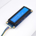 Waveshare 23991 LCD1602 I2C Module, White with Blue Background, 16x2 Characters, 3.3V/5V