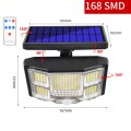 TG-TY085 Solar Outdoor Human Body Induction Wall Light Household Garden Waterproof Street Light wIth