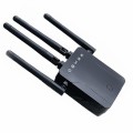 M-95B 300M Repeater WiFi Booster Wireless Signal Expansion Amplifier(Black - EU Plug)