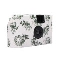 Retro Peony Cute Disposable Film Mini Point-And-Shoot Camera with 17 Sheets Films