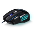 GAMING BLOODBAT GM02 7 Keys USB Wired Optoelectronics Game Mouse Digital Respiratory Lights Mouse