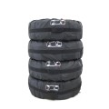 4 in 1 Waterproof Dustproof Sunscreen Car Tire Spare Tire Cover, Size:S (Black)