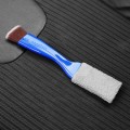 Car Air-Conditioned Air Outlet Cleaning Brush Car Interior Cleaning Tool Dust  Soft Hair Brush(Blue)