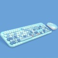 MOFII Honey Plus Colorful Wireless Keyboard and Mouse Set( Blue Mixture)