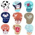 2 PCS Silicone Comfortable Padded Non-Slip Hand Rest Wristband Mouse Pad, Colour: Cow