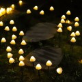 3.8m 10 LEDs Solar Mushroom Lawn Light Outdoor Waterproof Garden Villa Landscape Decorative String L