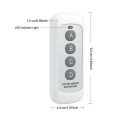 2 PCS 4 Key Wireless Remote Control Lamp Garage Door Remote, Style: without Antenna