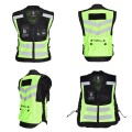 GHOST RACING GR-Y06 Motorcycle Riding Vest Safety Reflective Vest, Size: XXXL(Fluorescent Green)