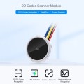 Waveshare 25515 Round 2D Codes Scanner Module Barcode/QR Code Reader, With LED Indicator