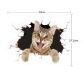 4 PCS 3D Simulation Animal Personality Car Stickers Glass Car Door Scratches Decorative Occlusion St
