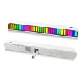 ZHT-YD002 32 Lights RGB Sound Control Music Car Aromatherapy Ambient Light(White)