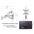 NORTH BAYOU Universal Telescopic Rotating Spring Wall Mount Display Bracket, Model: F150 Upgrade Ver