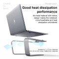 BONERUY P49 Aluminium Alloy Heat-Dissipating Notebook Holder Storage Heightened Holder(Silver)