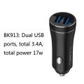 QIAKEY BK913 Dual Ports Fast Charge Car Charger