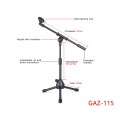 Single Rod Floor Formula Adjustable Microphone Bracket, Style: GAZ-115