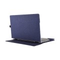 Multifunctional PU Leather Laptop Case With Stand Function, Color: 13.3 inch Blue