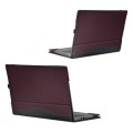 PU Leather Laptop Case For HP Spectre X360 13-AW 13.3(Wine Red)