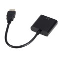 ZHQ007 HD 1080P HDMI to VGA Converter(Black)