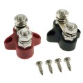 Double Terminal Block Spiral Fixed Wire Connector, Color: M8 Red