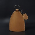 18Y-009 Vintage Handmade Leather Car Pull-Out Key Case(Oil Wax Skin Camel)