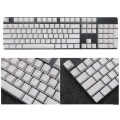 Mechanical Keyboard Laser PBT Keycap White Front Words