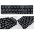 Mechanical Keyboard Laser PBT Keycap Titanium Black Front Words