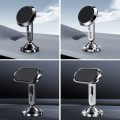 Multifunctional Suction Cup Car Magnetic Mobile Phone Holder, Colour: F56 Silver