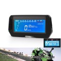 6 Gear Universal Motorcycle LCD Digital Speedometer Odometer