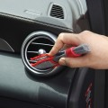 Car Wash Brush Soft Hub Multi-Function Dust Removal Tool, Color: Red Gray Air Outlet Brush