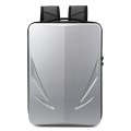 PC Hard Shell Computer Bag Gaming Backpack For Men, Color: Double-layer Silver