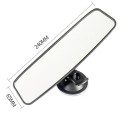CZC-240 Auto Rear Vision Mirror Adjustment Mirror Adjustable Suction Cup Flat Mirror(White)