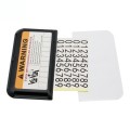Car Sun Visor Card Holder Pass Fuel Card Holder Parking Number Card(Black Bagged)