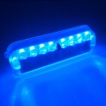 2 PCS LED Solar Decorative Night Vibration Lighting Warning strobe Lamp(Blue)