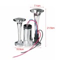 ST-1018S 600DB Double-tube Metal Conjoined Electric Pump Car Horn with Relay