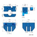 3D Printer Modified E3D V5/V6 Metal Clamp For ENDER 3/3S/PRO
