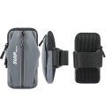 x3028 Outdoor Fitness Running Mobile Phone Arm Bag Waterproof Wrist Bag(Grey)