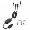 SMNU S0038 Motorcycle QC3.0/2.0 Mobile Phone Dual USB Fast Charger