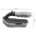 3 PCS Car Tire Brush Carpet Foot Pad Brush, Style: DM-093 Large U-shaped Brush