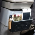 Vehicle Adhesive Mobile Phone Stand Card Cigarette Storage Box, Color: DM-005 Black