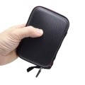 EVA Mobile Hard Disk U Disk Storage Protection Bag(Black)
