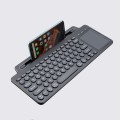 2.4G Bluetooth Wireless Keyboard With Card Slot Bracket With Touchpad