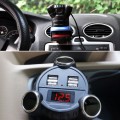 KingNeed C30 Four USB Car Charger 3 In 1 Car Cigarette Lighter