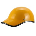 BSDDP A0344 Motorcycle Helmet Riding Cap Winter Half Helmet Adult Baseball Cap(Yellow)