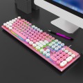 K-Snake K4 104 Keys Glowing Game Wired Mechanical Keyboard, Cable Length: 1.5m, Style: Mixed Light P