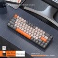 ZIYOU LANG K68 68 Keys Bluetooth Wireless Dual Model Mechanical Keyboard, Style: Red Shaft Version (