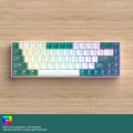 ZIYOU LANG T8 68 Keys RGB Gaming Mechanical Keyboard, Cable Length: 1.5m, Style: Water Green Version
