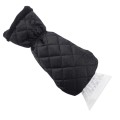 Thick Waterproof Snow Removal Shovel Car Warm Gloves(Black)
