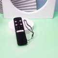 For TCL RC802V FMR1 FNR1 Y40 TV Remote Control Anti-Drop Silicone Protective Case(Black)