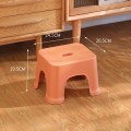 Plastic Stool Thickened Home Simple Small Bench, Color: Khaki Small